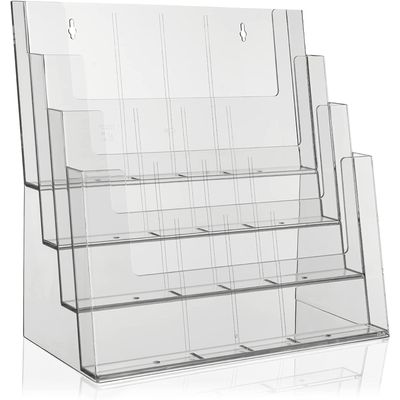 Promocome - Présentoir multi-formats pour brochures A4, A5, 1/3 A4, A6