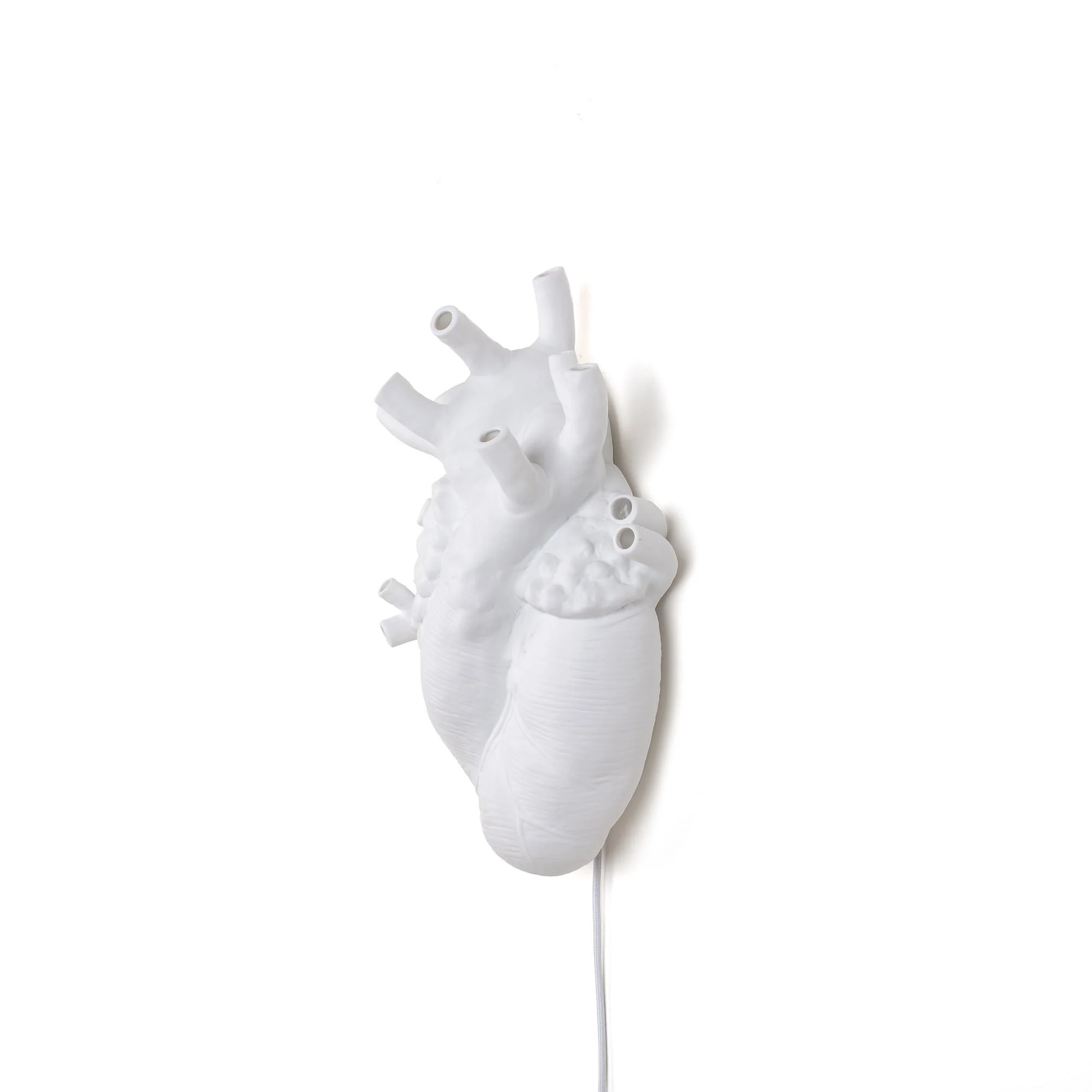 HEART - Applique avec prise céramique | Blanc