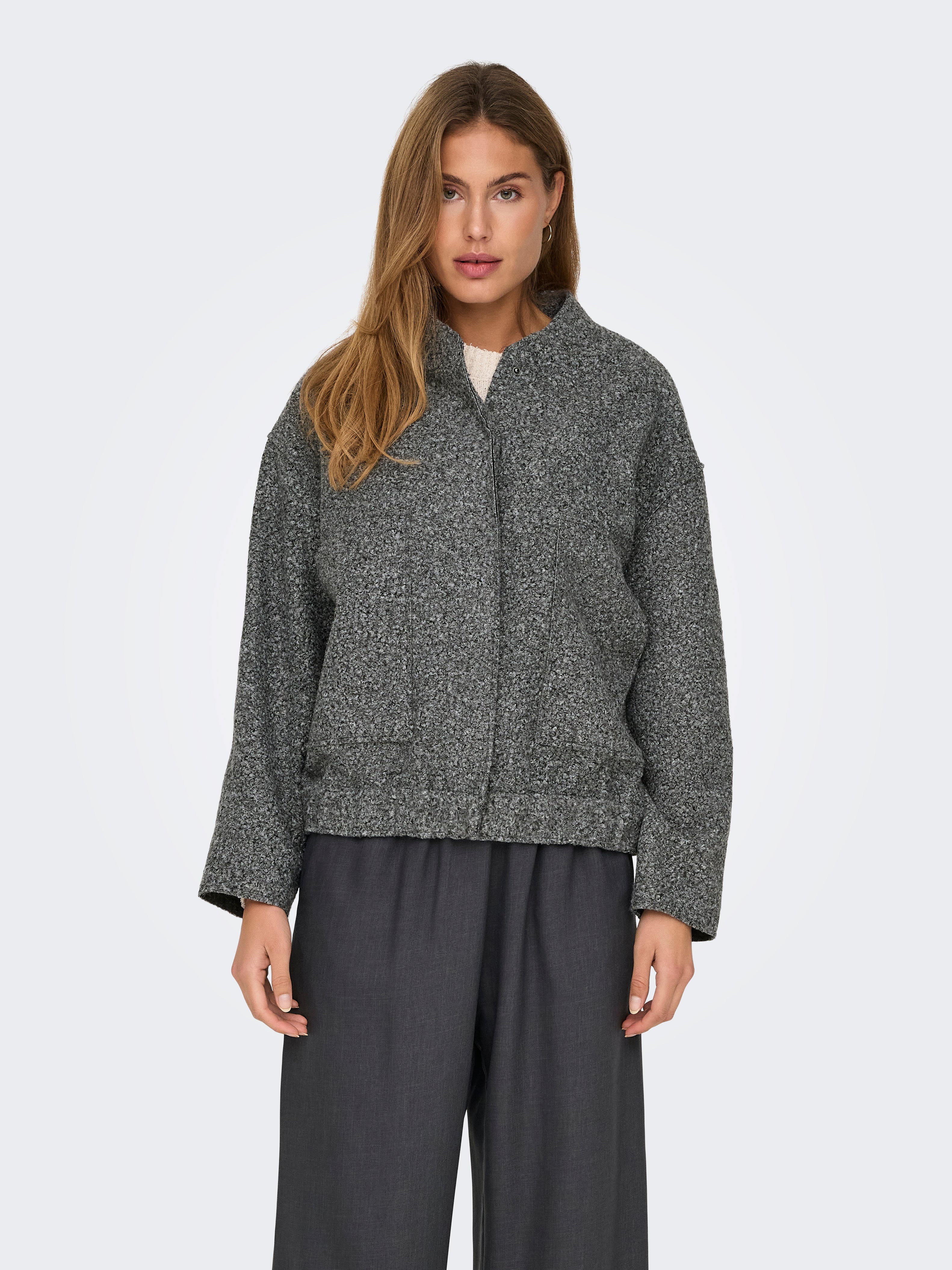 ONLGAIA Blousonjacke Dark Grey Melange