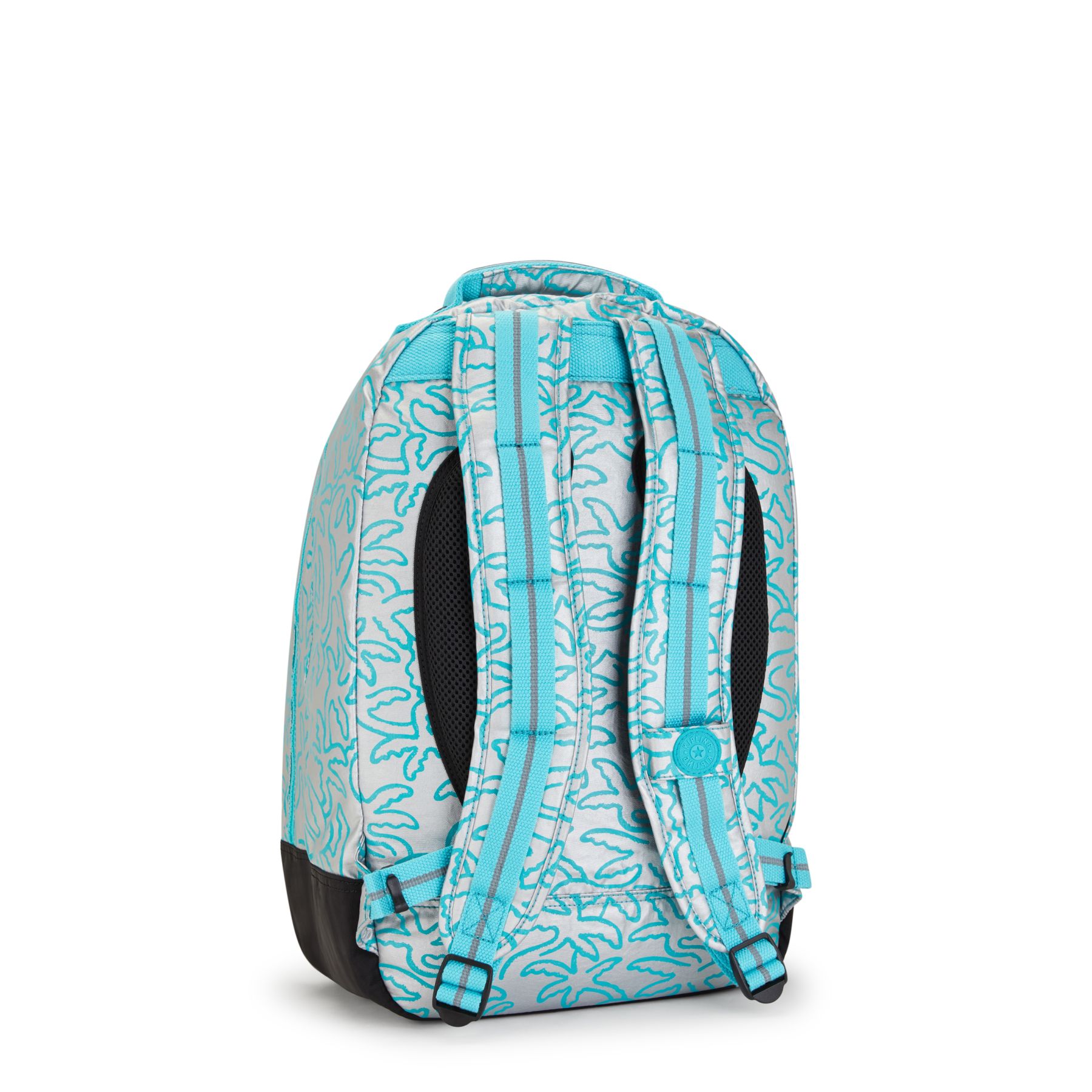 CLASS ROOM Grand Sac à Dos avec Housse de Protection pour Ordinateur Portable - Metallic Palm