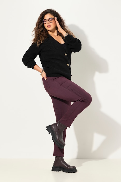 Schlupfjeans Sienna, schmales Bein, Elastikbund