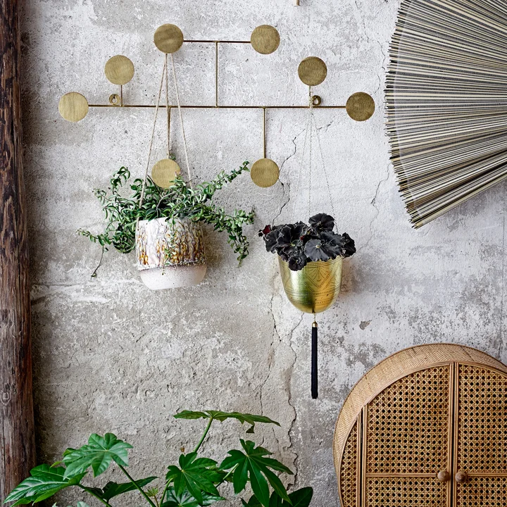 Bloomingville - Fia Wandgarderobe, messing