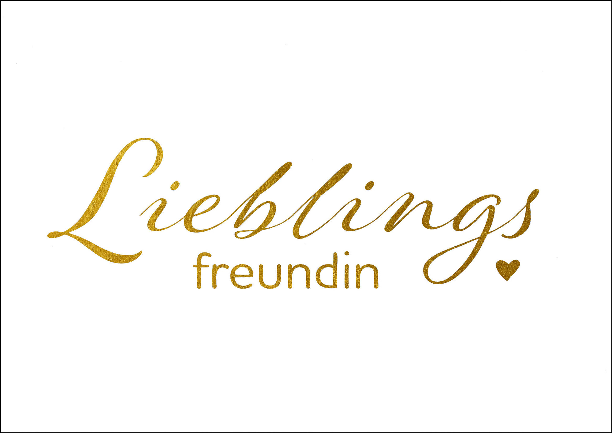 Postkarte 'Lieblingsfreundin' günstig bestellen