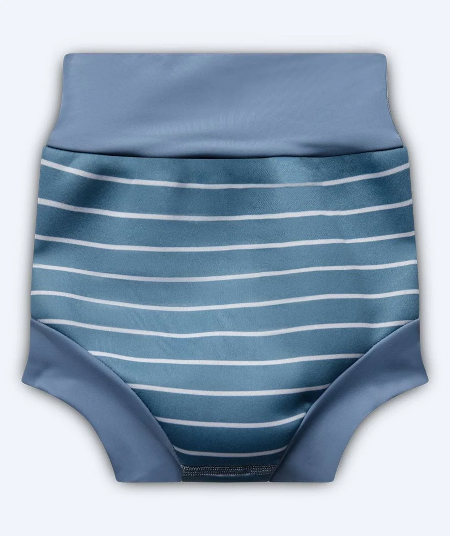 Watery blebadebukser til børn - Neoprene Swim Nappy - Nordic Blue Stripes