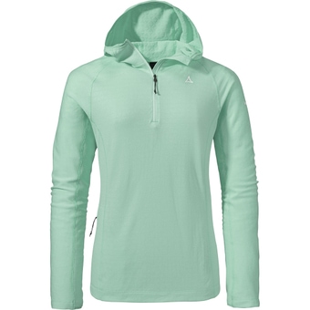 Schöffel Kravica 1/2 Zip Fleece Hoodie Botanical Sky Damen