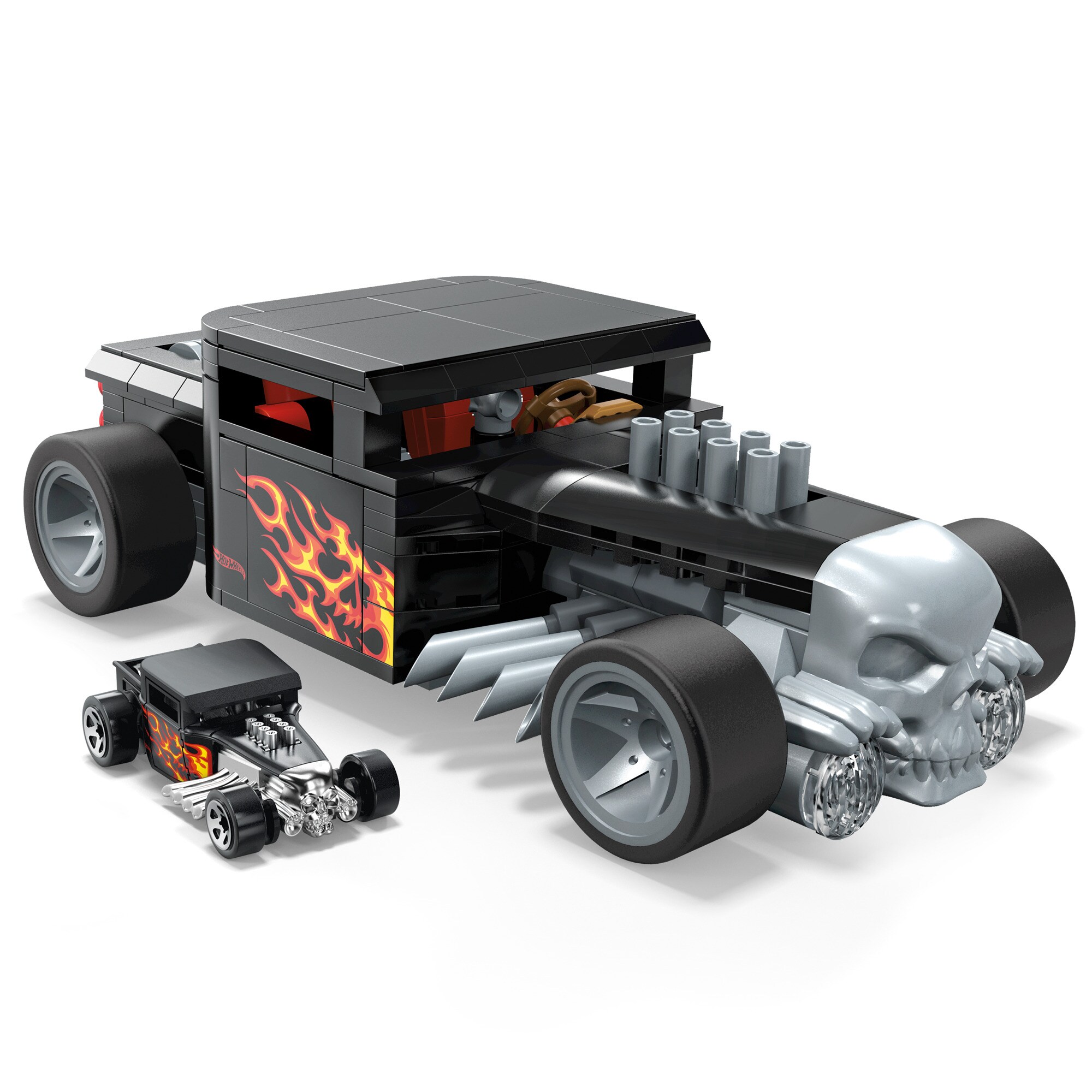 Mattel Konstruktionsspielzeug MEGA Hot Wheels Collector Bone Shaker