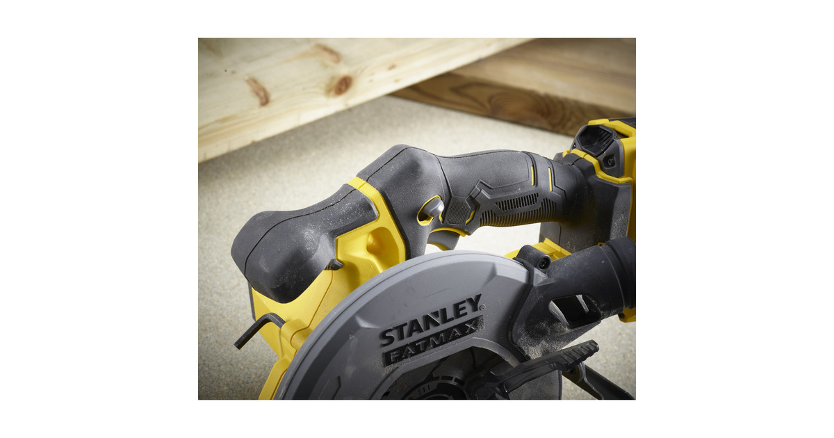 StanleyFATMAX V20 18V Handcirkelzaag  (Zwart/geel, Accu en oplader niet inbegrepen)