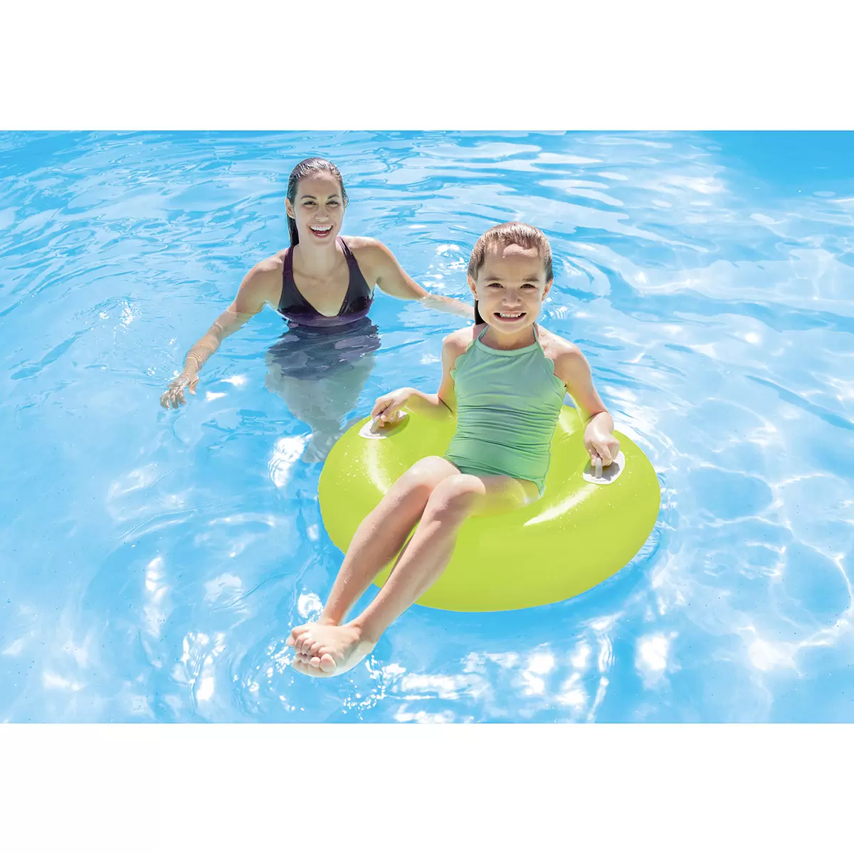 Schwimmring Intex gelb,grün,pink