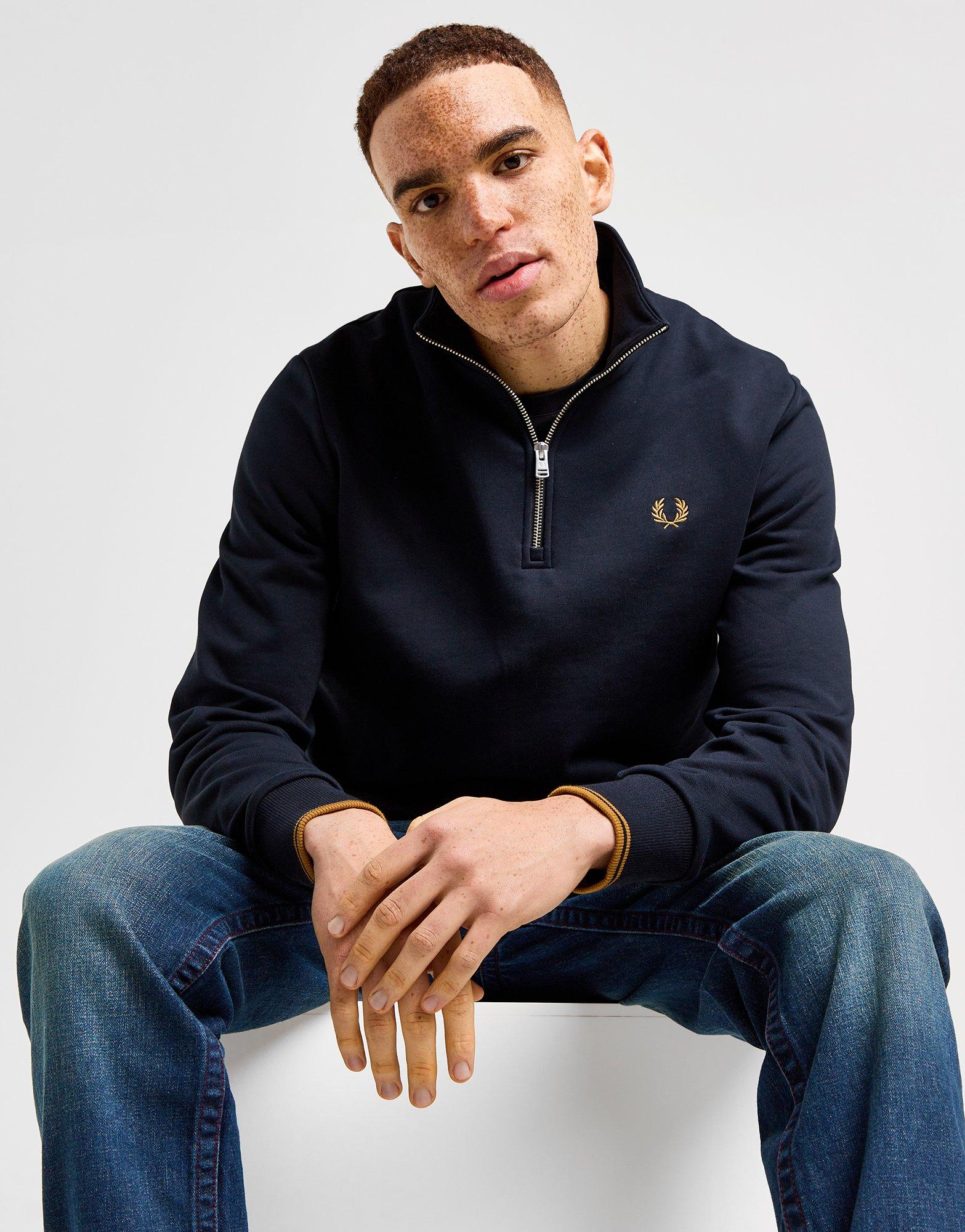 Fred Perry Sweat Zippé Homme
