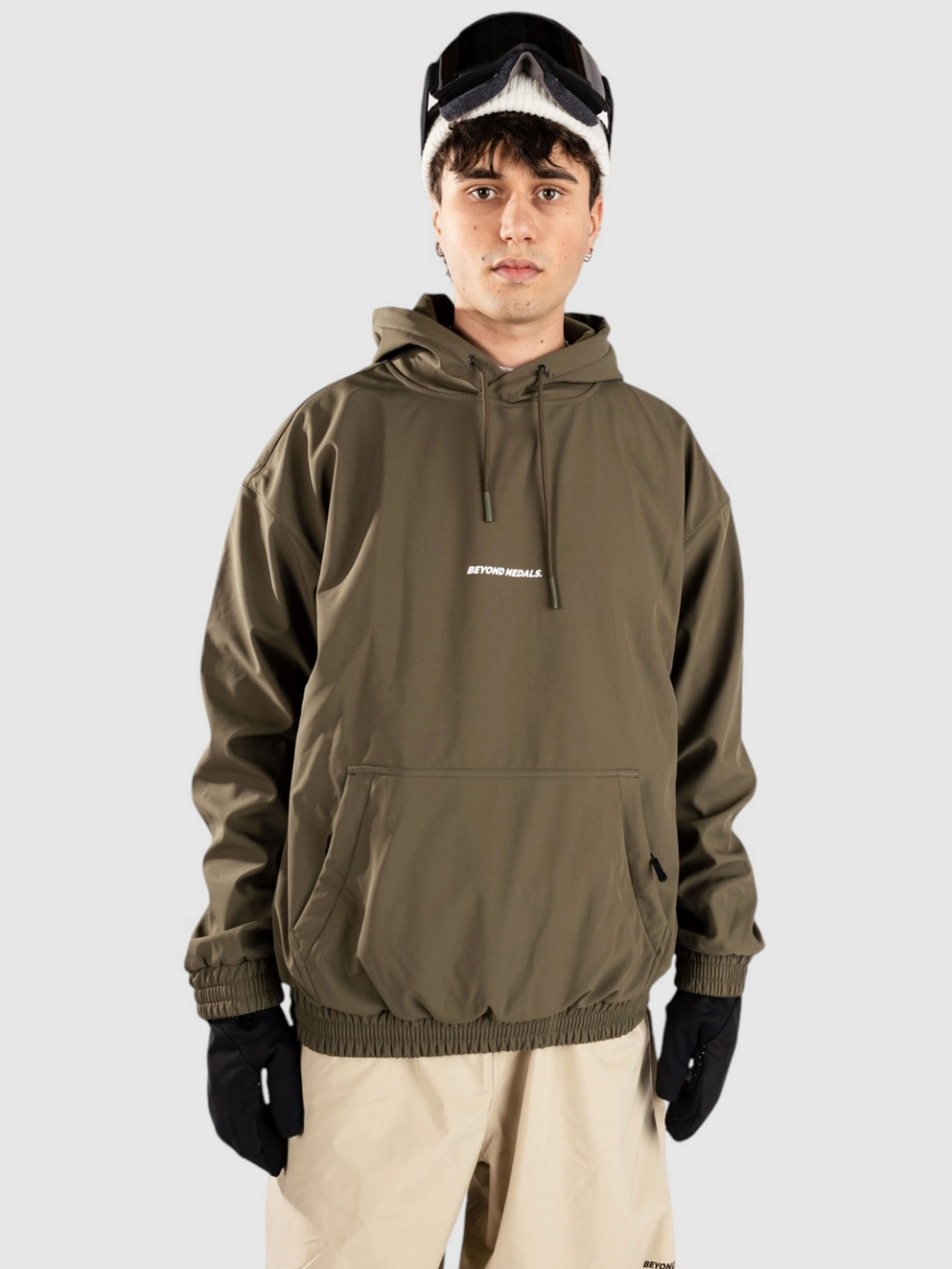 Beyond Medals Softshell Shred Hoodie green