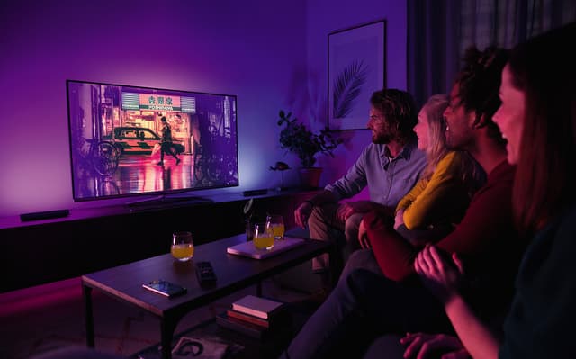 Philips Hue Play lysbar udvidelsessæt (sort)