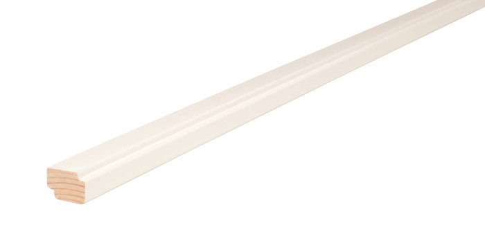 Skyggeliste hvid - 15 x 21 x 3000 mm