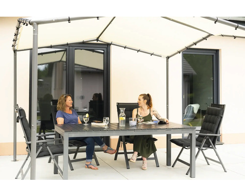 Gazebo ShelterLogic Steel Canopy Pacifica 1010 317 x 317 cm lichtgrijs
