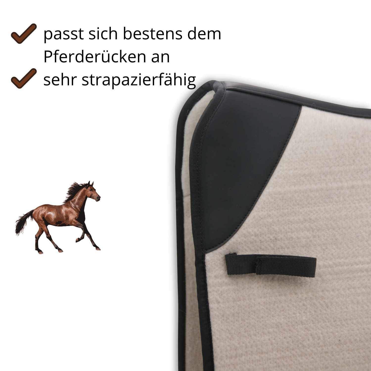 AMKA DRESSUR Filzsatteldecke
