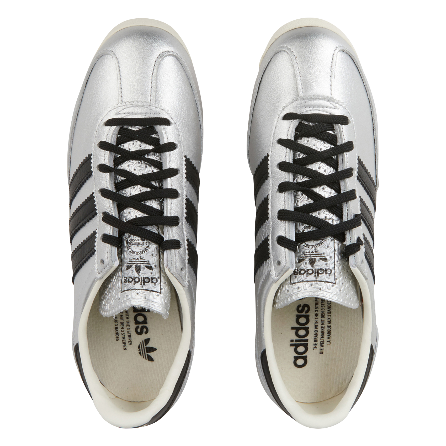 SL 72 OG W - Baskets basses métallisées | Argent