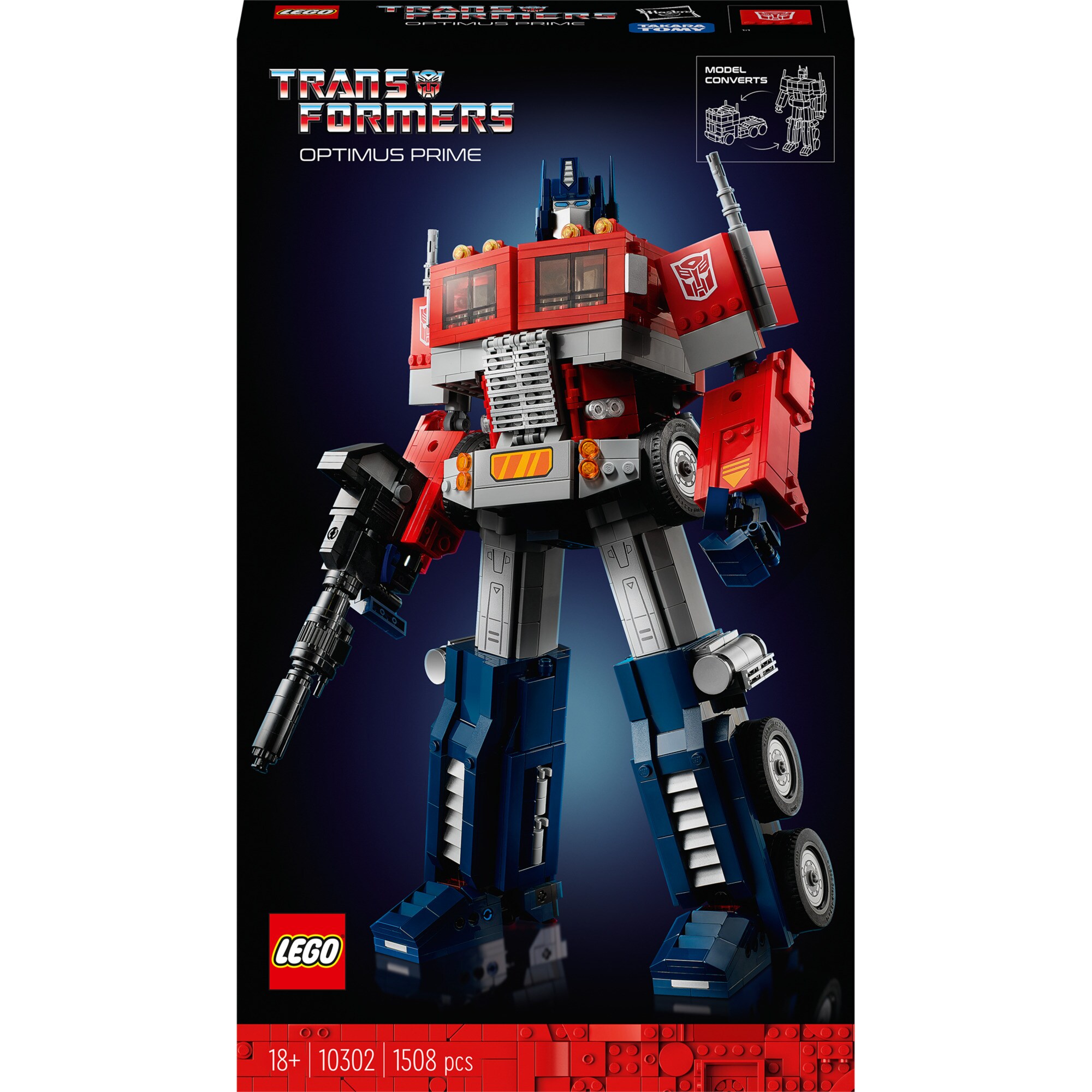 LEGO Konstruktionsspielzeug Icons Transformers Optimus Prime