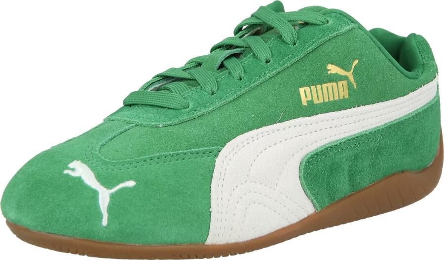 PUMA Sneakers 'Speedcat' goudgeel groen wit