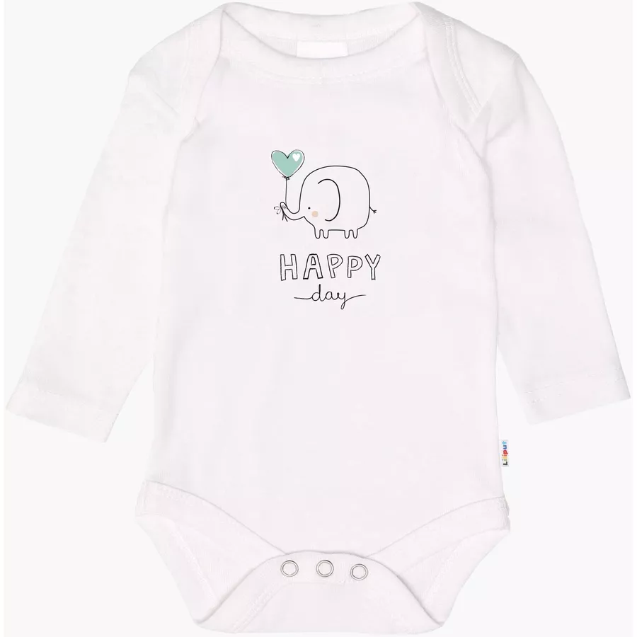 Liliput Langarmbody 2er-Pack Happy day weiß