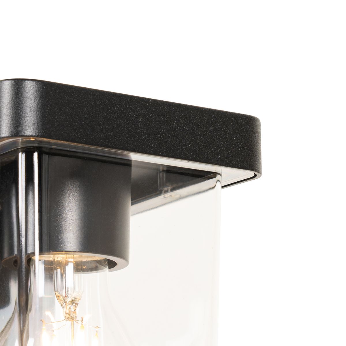 Moderne staande buitenlamp zwart 60 cm IP54 - Chimay