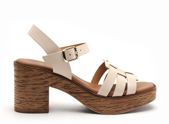 Studio scarpe nu pieds talons femme sn37642 beige