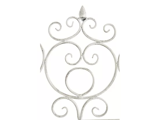 Treillis support pour plantes métal blanche 85.5 x 2 x 170 cm 10_0003894