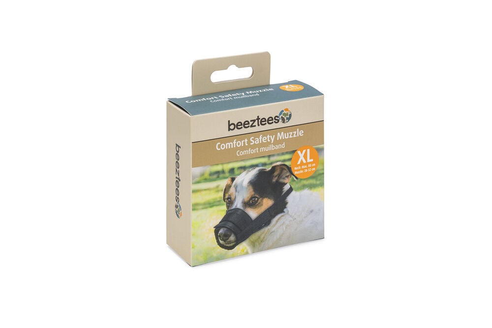 Beeztees - Muilkorf Hond - zwart - 19.5 cm