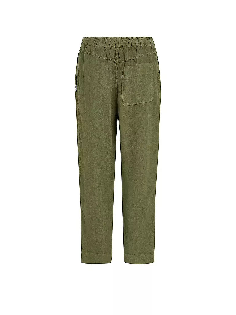 PENN&INK Leinenhose  olive