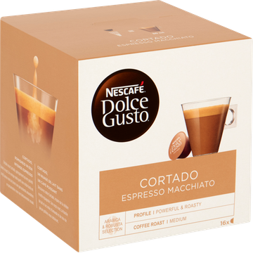 Nescafé Dolce Gusto Cortado Espresso Macchiato capsules - 16 koffiecups