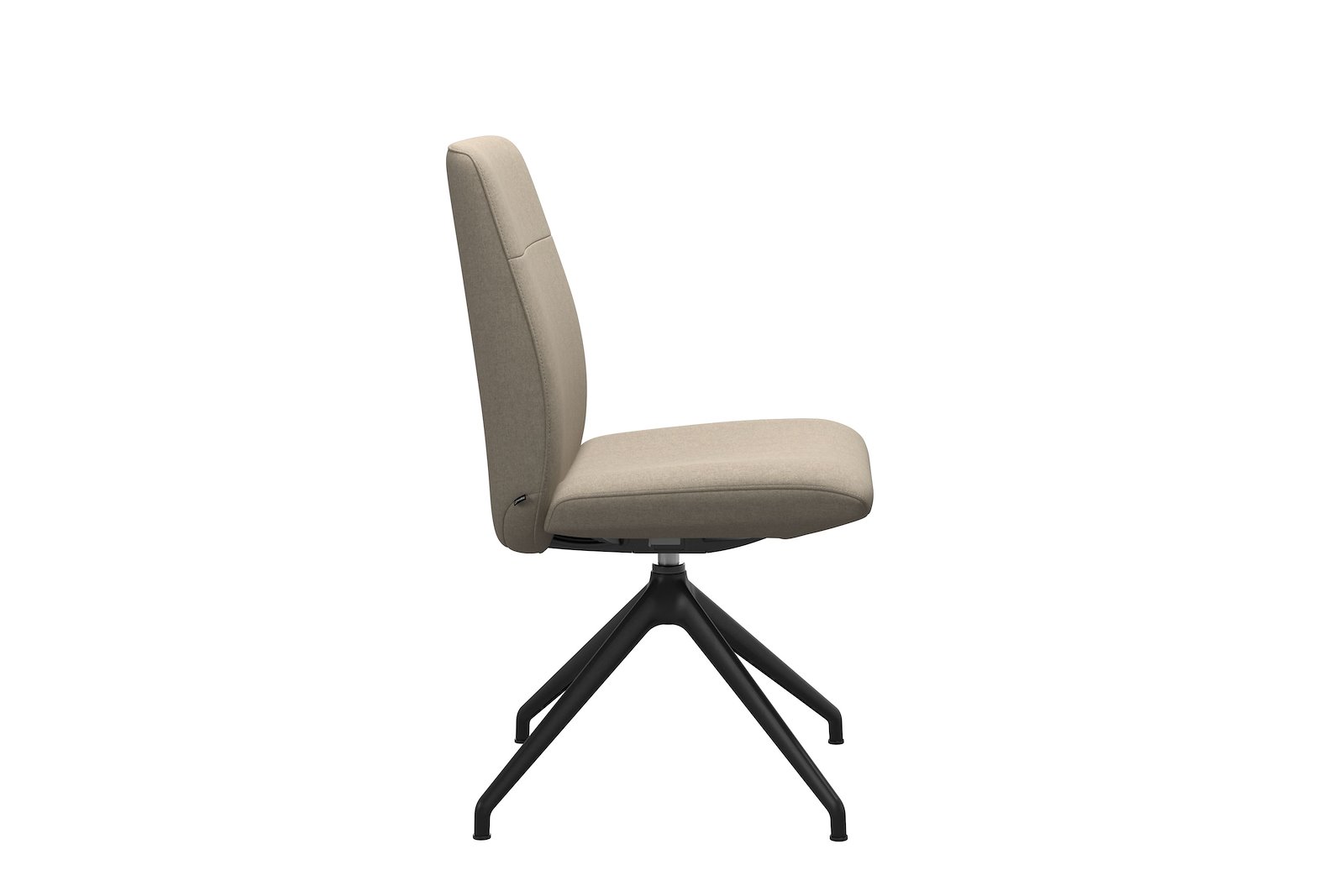 Chilli spisestol Tekstil Calido - Light Beige - Sort