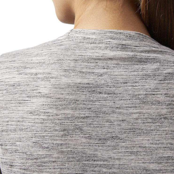 Reebok El Marble Logo Tee Grå