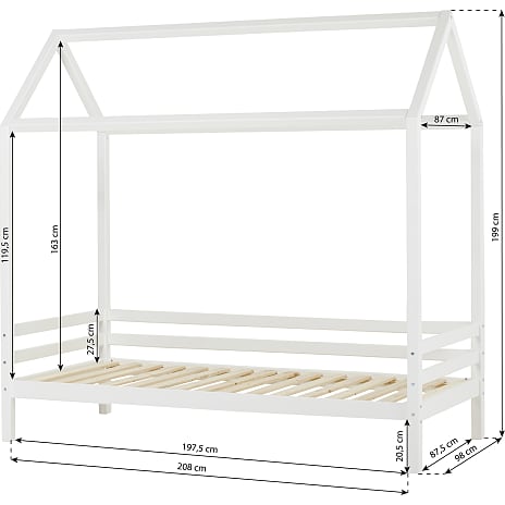 Hoppekids ECO Dream Husseng 90x200 cm - Smoked Pearl