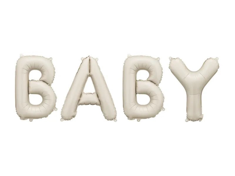 Baby Ballonnen Set Beige 1,4m