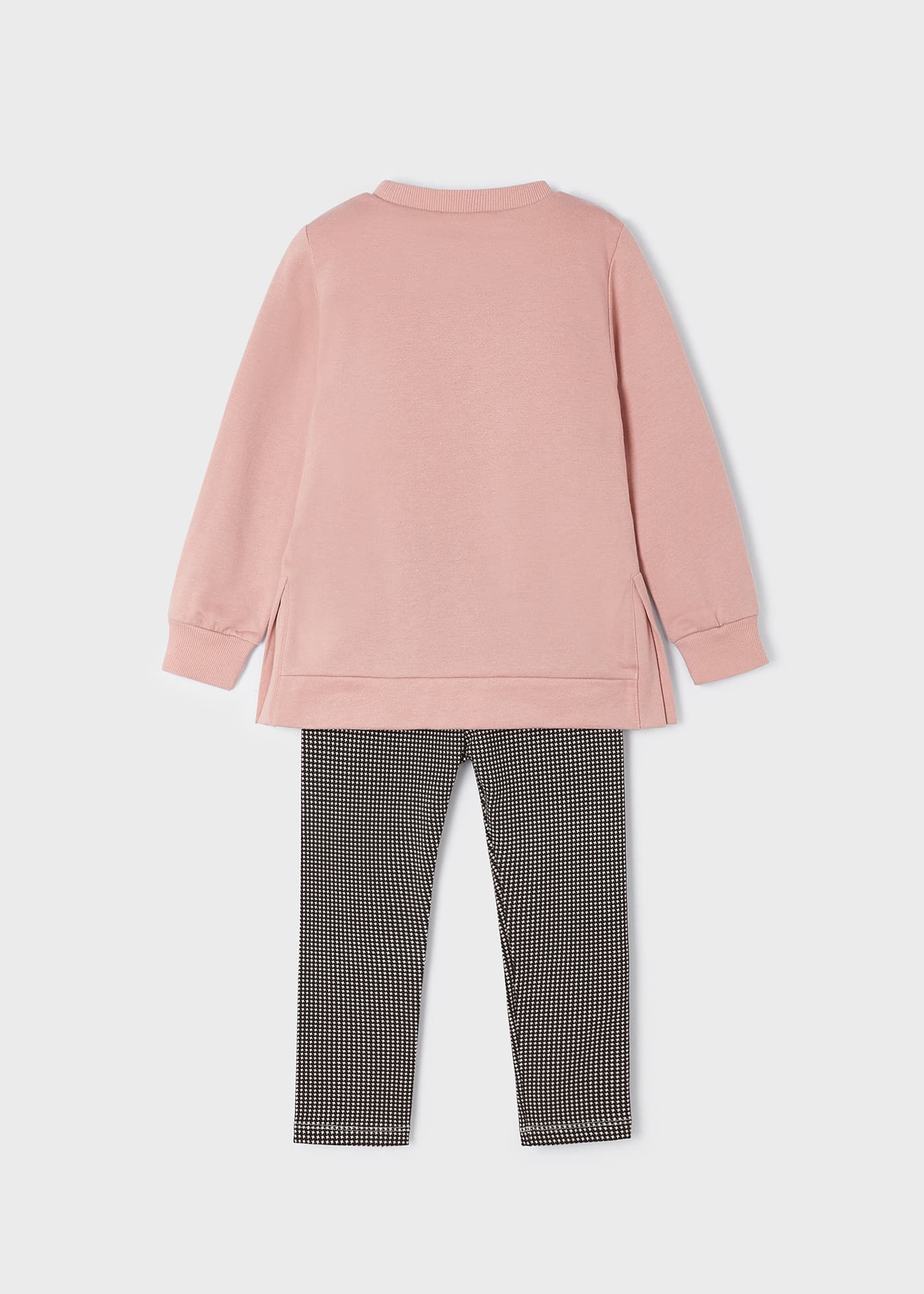 Conjunto de algodão de alta qualidade com duas peças para meninas.