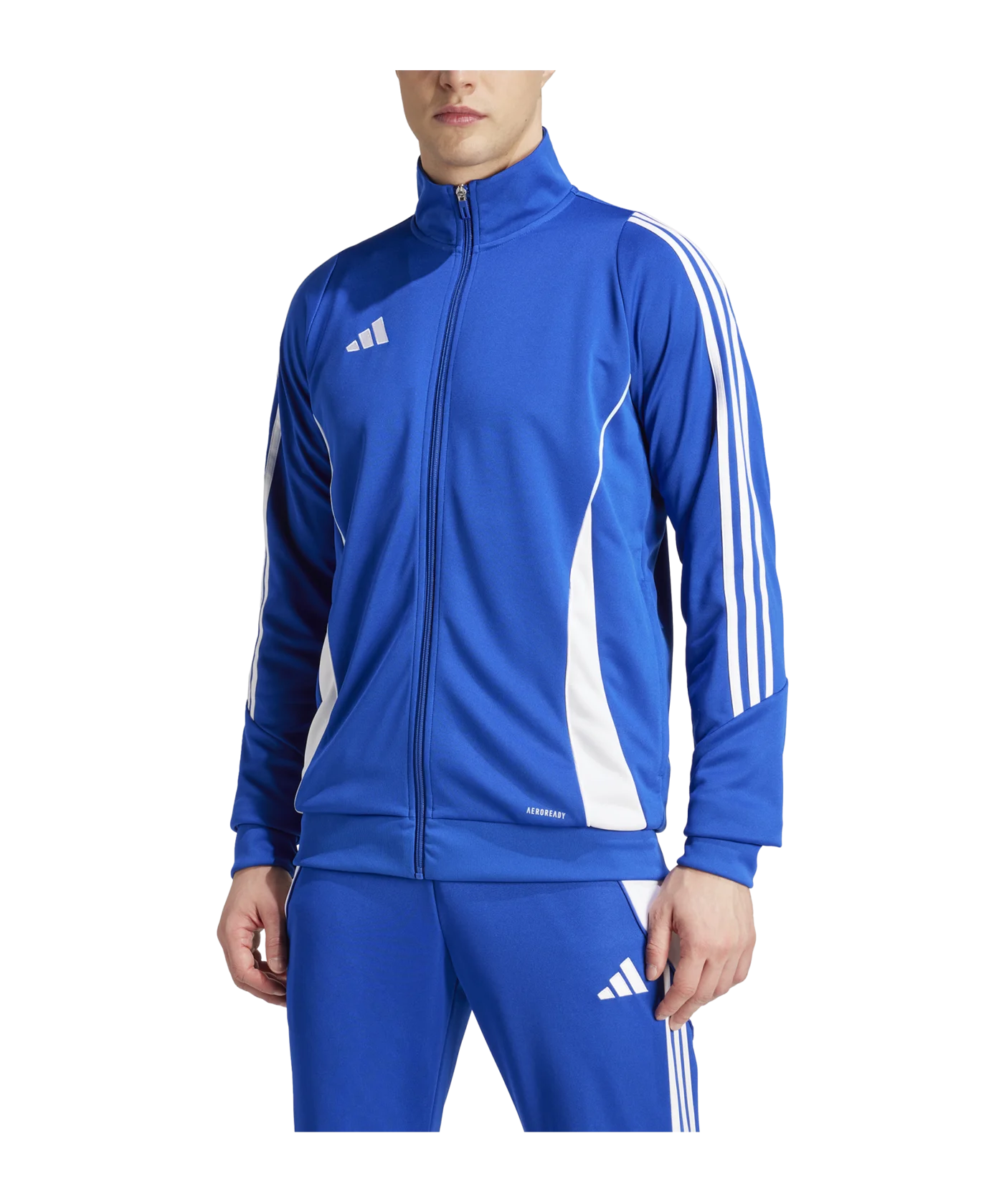 adidas Tiro 24 Trainingsjacke Blau Weiss
