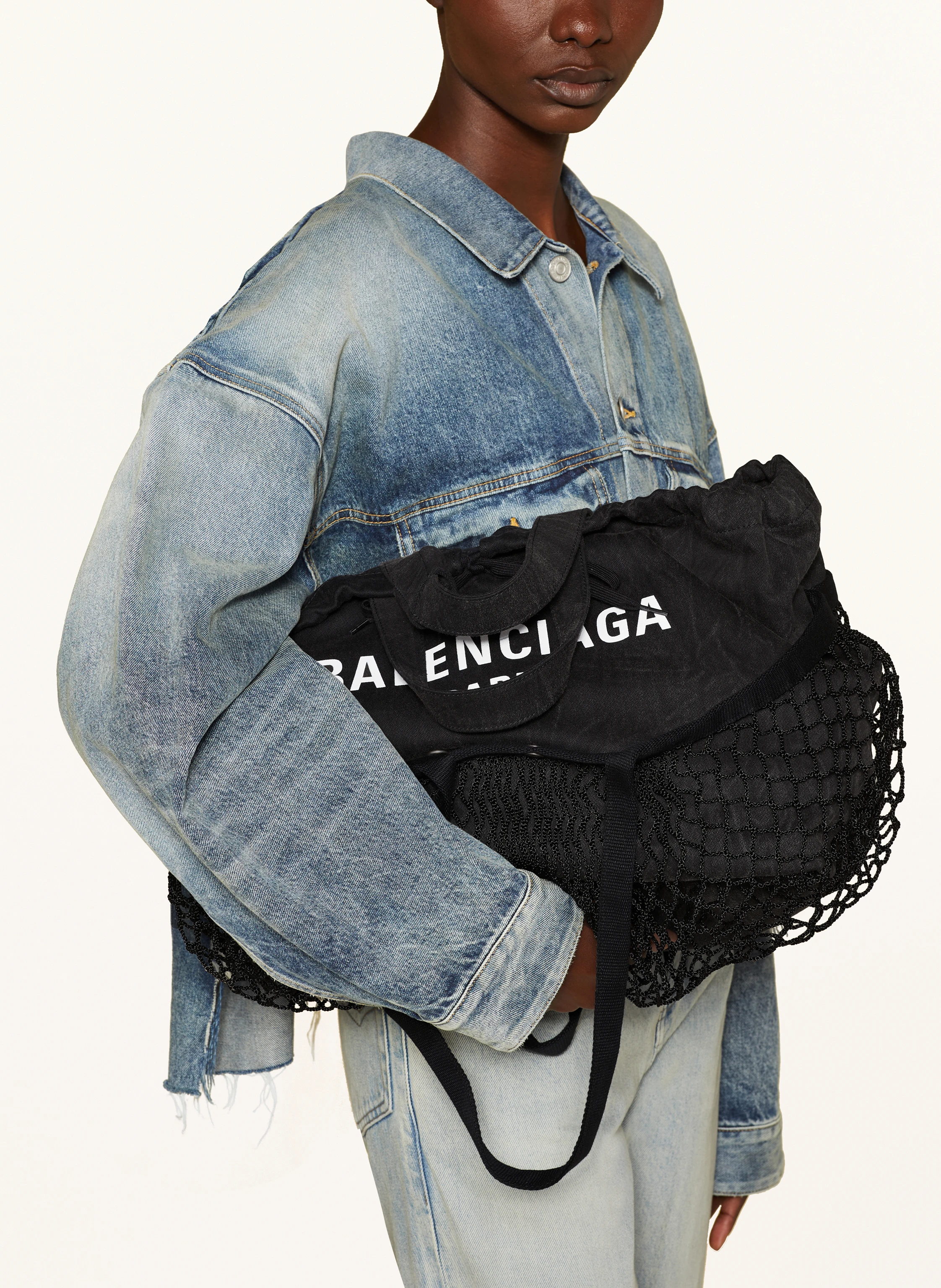 BALENCIAGA 2-in-1-Shopper mit Pouch