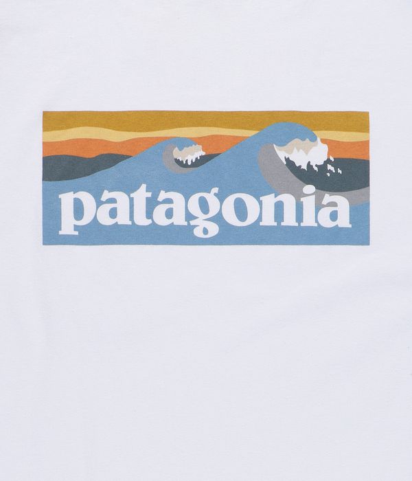 Patagonia Boardshort Logo Pocket Responsibili T-Shirt (white)