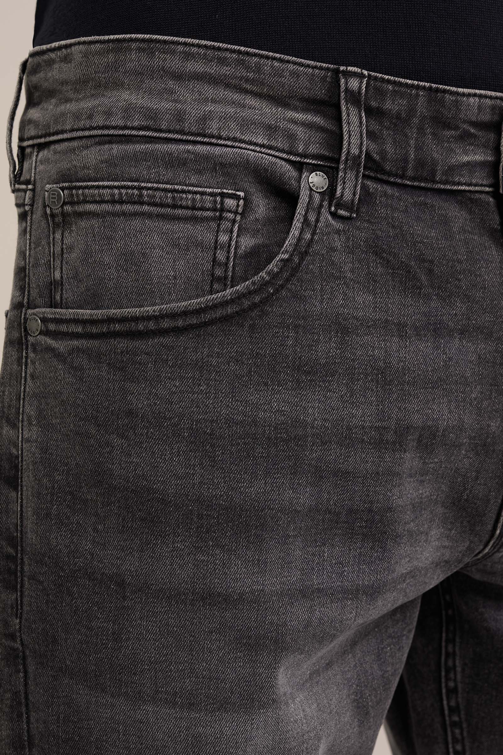 regular fit jeans met medium stretch Blue Ridge Grijs