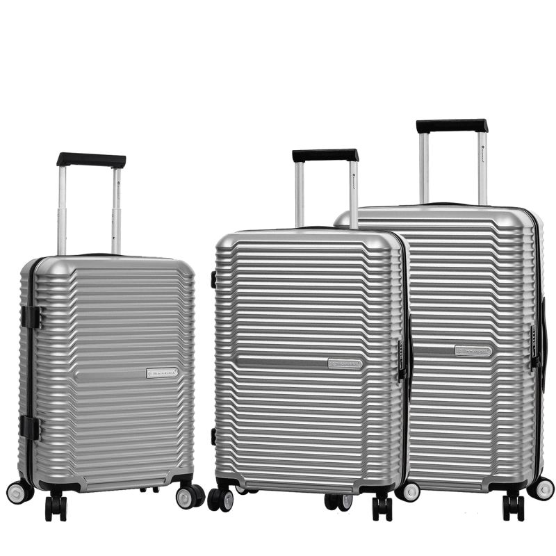 Lot de 3 valises rigides 20603 55, 66 et 76 cm Silver