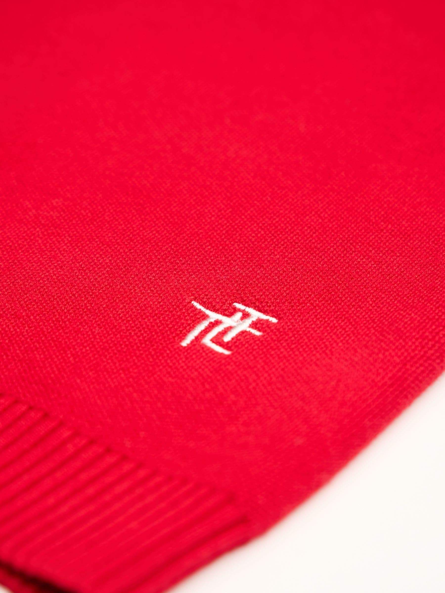 Rood - The Little Tailor Kids Ski Text Christmas Jumper