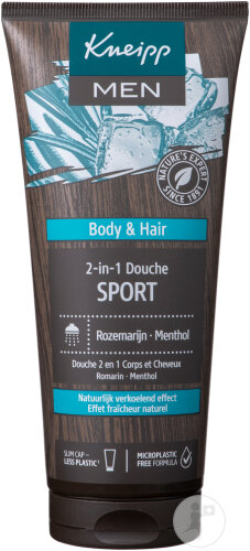 Kneipp Men Gel Douche 2en1 Sport Tube 200ml