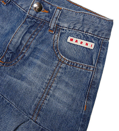 Marni Nederdel - Denim - Blå