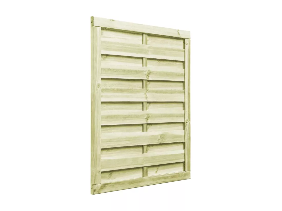 Portillon Bois de pin imprégné 100x125 cm Vert