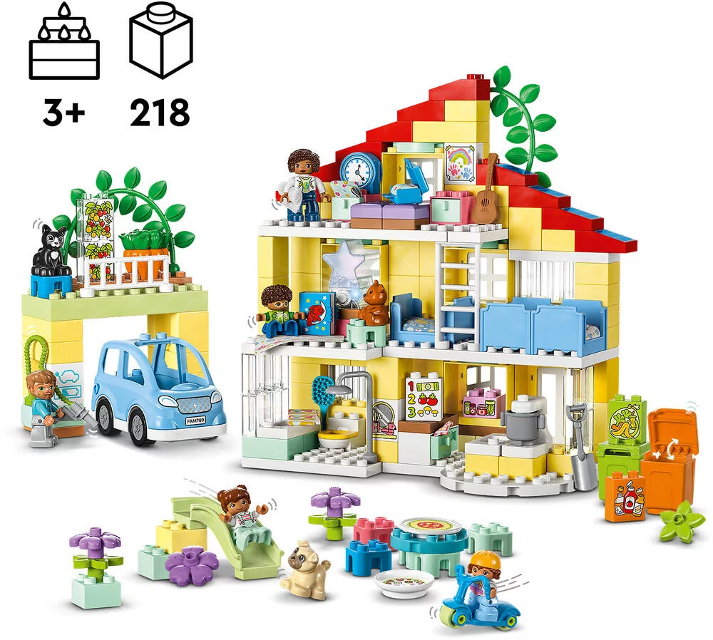 LEGO®DUPLO®MA VILLE 10994 - LA MAISON FAMILIALE 3-EN-1