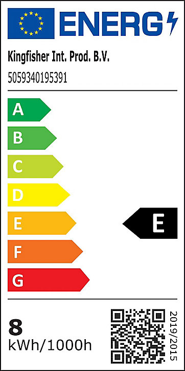 Lot 3 ampoules LED A60 E27 806lm 7.3W = 60W Ø6cm Diall blanc chaud