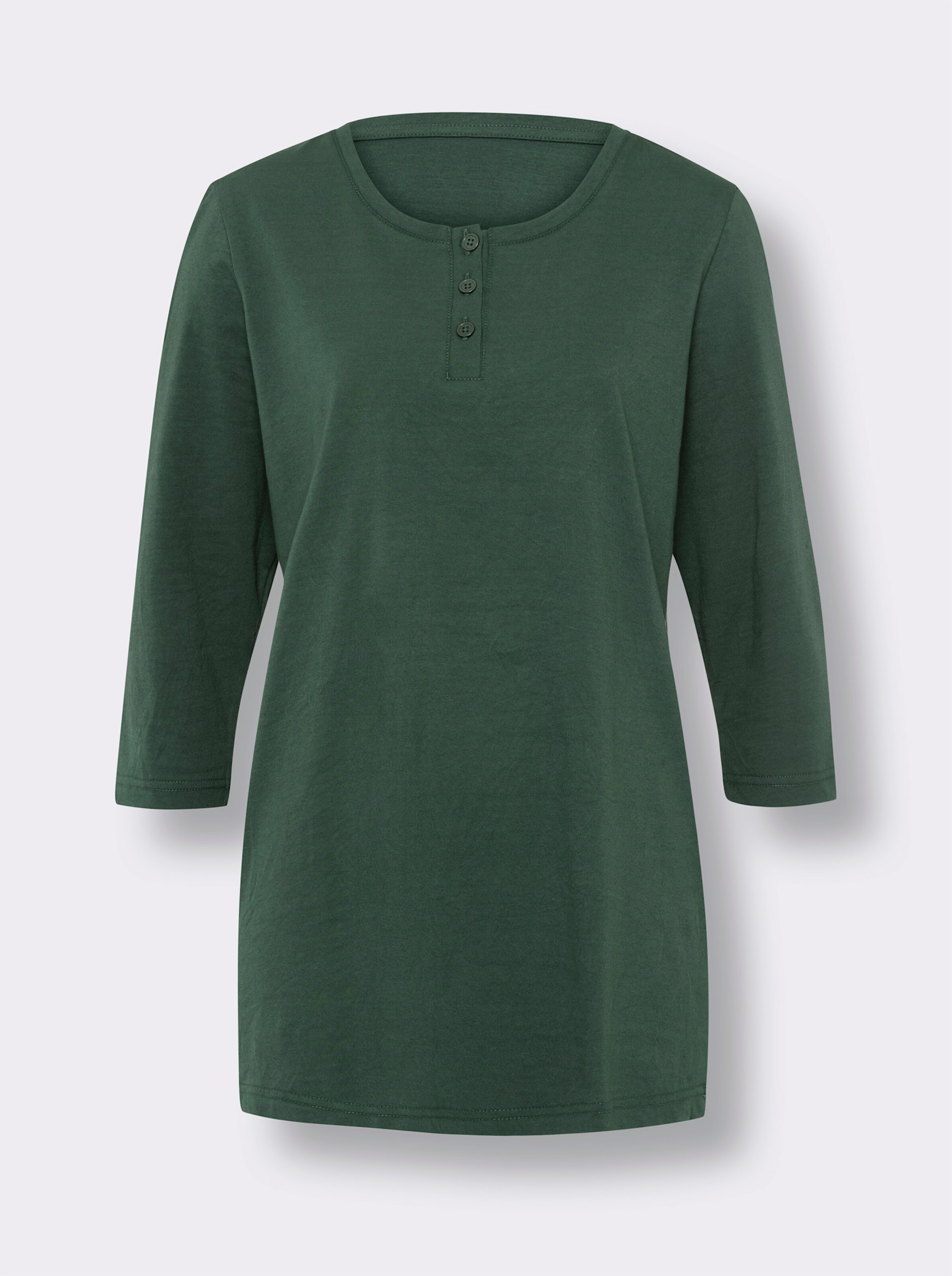 Longshirt aus reiner Baumwolle
