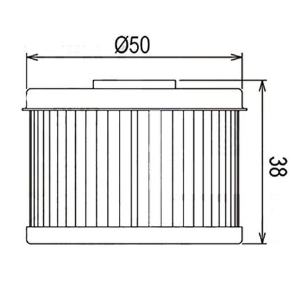 Filtre à huile HifloFiltro HF113 Type origine
