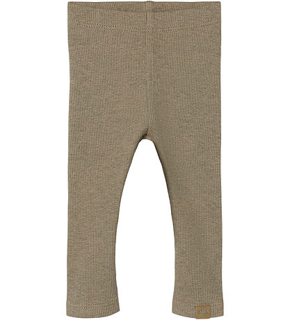 Name It Leggings - NbmDonny - Rib - Ulmenholz/Melange