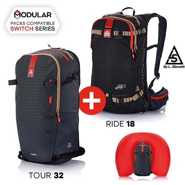 Sac airbag ARVA SWITCH MIXED BUNDLE (RIDE18 + TOUR32)