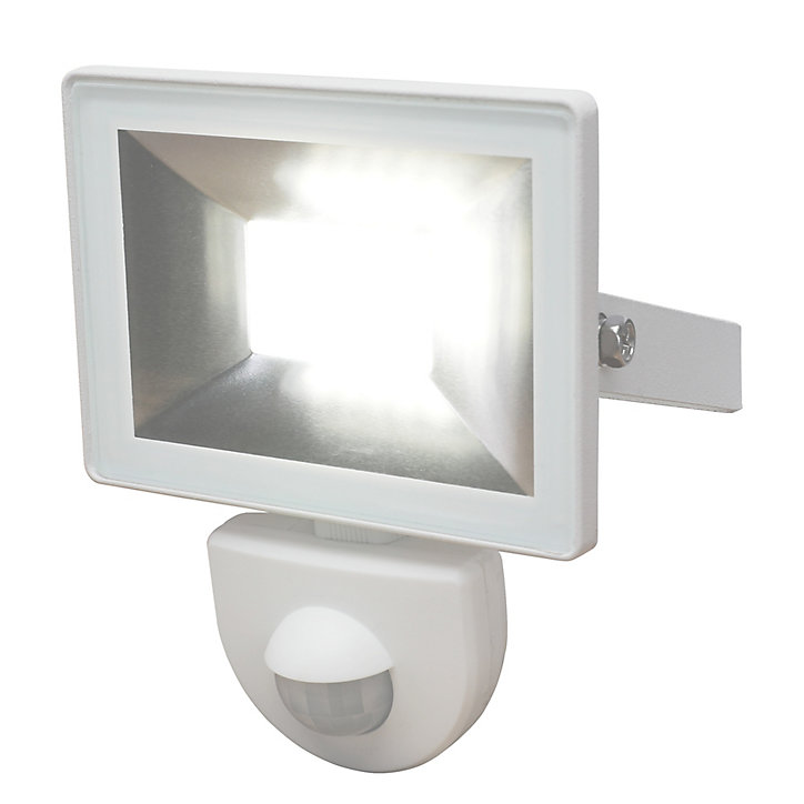 Projecteur à détection LED blanc 10W 800 LM IP44