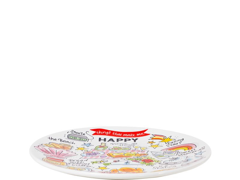 Ontbijtbord ø22cm Happy